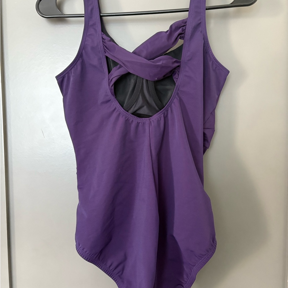Purple Land’s End Women One Piece Swimsuit - Picture 2 of 3